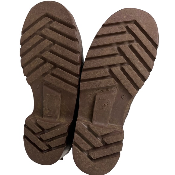 Vintage Northerner Slip-On Knee-high Rubber Rain Boots USA Made Brown Men’s Sz 6 - Picture 12 of 16